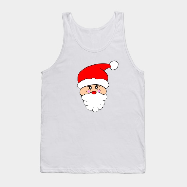 Christmas Santa Hat Tank Top by SartorisArt1